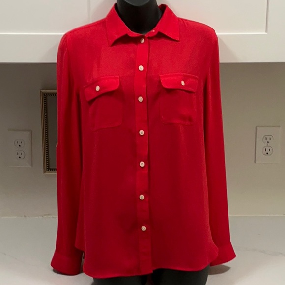 Loft crepe blouse - Picture 1 of 4